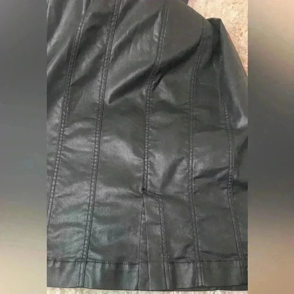 White House Black Market black womens coated denim dress - Picture 15 of 16